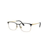 Ray-Ban Eyeglasses Unisex Rb6494 Optics - Gold Frame Clear Lenses Polarized 54-18