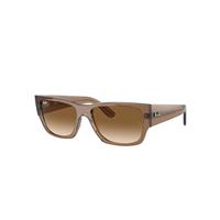 Ray-Ban Sunglasses Unisex Carlos - Transparent Light Brown Frame Brown Lenses 56-18