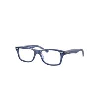Ray-Ban Eyeglasses Children Rb1531 Optics Kids - Top Violet On Transparent Violet Frame Clear Lenses Polarized 48-16