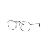 Ray-Ban Eyeglasses Unisex Jim Optics - Silver Frame Clear Lenses Polarized 51-20
