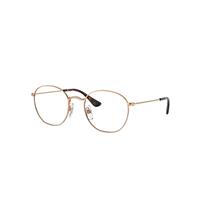 Ray-Ban Eyeglasses Children Rob Optics Kids - Rose Gold Frame Clear Lenses Polarized 46-19