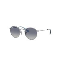 Ray-Ban Sunglasses Children Round Kids - Silver Frame Grey Lenses 44-19