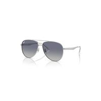 Ray-Ban Sunglasses Unisex Rb3712d - Silver Frame Grey Lenses 62-14