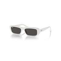 Ray-Ban Sunglasses Unisex Rb4436d Bio-based - White Frame Grey Lenses 55-16