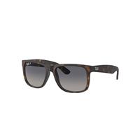 Ray-Ban Sunglasses Man Justin Classic - Havana Frame Blue Lenses Polarized 54-16