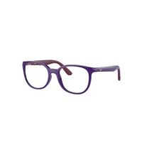 Ray-Ban Eyeglasses Children Rb1631 Optics Kids Bio-based - Violet On Bordeaux Frame Clear Lenses 45-16