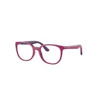 Ray-Ban Eyeglasses Children Rb1631 Optics Kids Bio-based - Fuchsia On Violet Frame Clear Lenses 45-16