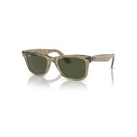 Ray-Ban Sunglasses Unisex Original Wayfarer Change - Photo Striped Grey Frame Green Lenses 50-22