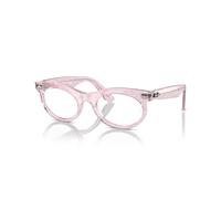Ray-Ban Eyeglasses Unisex Wayfarer Oval Optics Change - Photo Waves Purple Frame Clear Lenses Polarized 50-22