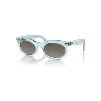 Ray-Ban Sunglasses Unisex Wayfarer Oval Change - Photo Waves Azure Frame Blue Lenses 53-22