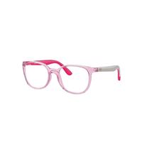 Ray-Ban Eyeglasses Children Rb1631 Optics Kids Bio-based - Grey On Fuchsia Frame Clear Lenses 45-16