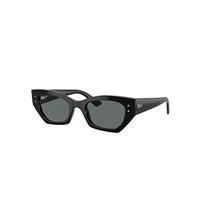 Ray-Ban Sunglasses Unisex Zena Bio-based - Black Frame Grey Lenses Polarized 52-22