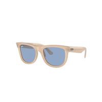 Ray-Ban Sunglasses Unisex Wayfarer Reverse - Opal Beige & Honey Frame Blue Lenses 53-20