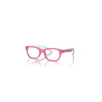 Ray-Ban Eyeglasses Children Rb1555 Optics Kids Marvel Gwen Stacy - Pink With Internal Pattern Pink Frame Demo Lens Lenses Polarized 48-16
