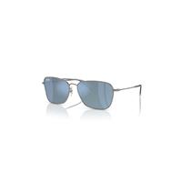 Ray-Ban Sunglasses Unisex Caravan Reverse - Gunmetal Frame Blue Lenses 61-15