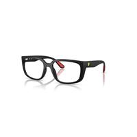 Ray-Ban Eyeglasses Unisex Rb4443vm Optics Scuderia Ferrari Collection - Matte Black Frame Clear Lenses Polarized 55-19