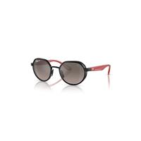 Ray-Ban Sunglasses Unisex Ferrari 499p Hypercar | Limited Edition - Matte Red Frame Grey Lenses Polarized 51-21
