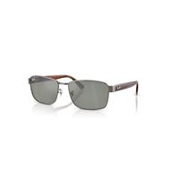 Ray-Ban Sunglasses Unisex Rb3750 - Havana Brown Frame Green Lenses 59-18