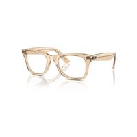 Ray-Ban Eyeglasses Unisex Wayfarer Ease Optics Change Limited - Photo Waves Brown Frame Demo Lens Lenses Polarized 50-22