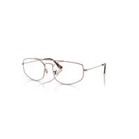 Ray-Ban Eyeglasses Unisex Explorer V Optics - Copper Frame Clear Lenses Polarized 56-17