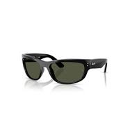 Ray-Ban Sunglasses Unisex Mega Balorama - Black Frame Green Lenses 60-19