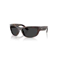 Ray-Ban Sunglasses Unisex Mega Balorama - Havana Frame Black Lenses Polarized 63-19