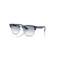 Ray-Ban Sunglasses Unisex Clubmaster Reverse - Transparent Navy Blue Frame Blue Lenses 54-21