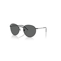 Ray-Ban Sunglasses Unisex Round Reverse - Black Frame Grey Lenses 55-21