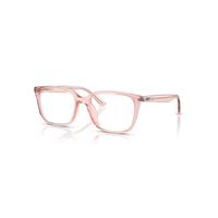 Ray-Ban Eyeglasses Unisex Rb7248d Optics - Transparent Light Pink Frame Clear Lenses Polarized 55-18