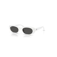 Ray-Ban Sunglasses Unisex Rb4441d Bio-based - White Frame Grey Lenses 53-21