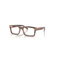 Ray-Ban Eyeglasses Unisex Rb5435 Optics - Havana Brown Frame Clear Lenses Polarized 54-19