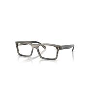 Ray-Ban Eyeglasses Unisex Rb5435 Optics - Havana Grey Frame Clear Lenses Polarized 54-19
