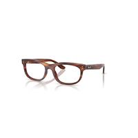 Ray-Ban Eyeglasses Unisex Balorette Optics - Striped Havana Frame Clear Lenses Polarized 56-19