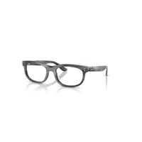 Ray-Ban Eyeglasses Unisex Balorette Optics - Striped Gray Frame Clear Lenses Polarized 54-19