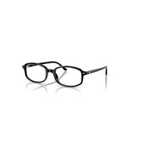 Ray-Ban Eyeglasses Unisex Sam Optics - Black Frame Clear Lenses Polarized 54-19