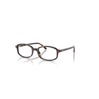 Ray-Ban Eyeglasses Unisex Sam Optics - Havana Frame Clear Lenses Polarized 52-19
