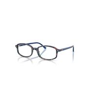 Ray-Ban Eyeglasses Unisex Sam Optics - Transparent Blue Frame Clear Lenses Polarized 54-19