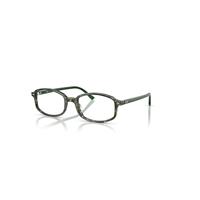Ray-Ban Eyeglasses Unisex Sam Optics - Transparent Green Frame Clear Lenses Polarized 54-19