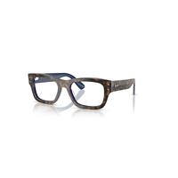 Ray-Ban Eyeglasses Unisex Joseph Optics - Havana Grey On Gradient Blue Frame Demo Lens Lenses Polarized 55-20