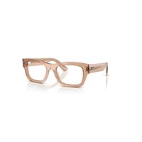Ray-Ban Eyeglasses Unisex Joseph Optics - Transparent Light Brown Frame Demo Lens Lenses Polarized 55-20