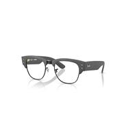 Ray-Ban Eyeglasses Unisex Mega Clubmaster Optics Liteforce - Sand Grey Frame Clear Lenses Polarized 52-21