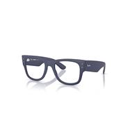 Ray-Ban Eyeglasses Unisex Mega Wayfarer Optics Liteforce - Sand Blue Frame Clear Lenses Polarized 50-21