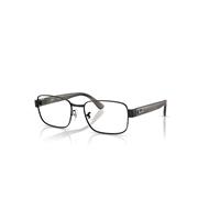 Ray-Ban Eyeglasses Unisex Rb6529 Optics - Havana Grey Frame Clear Lenses Polarized 56-18