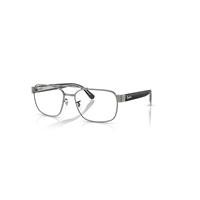 Ray-Ban Eyeglasses Unisex Rb3751v Optics - Black On Transparent Frame Clear Lenses Polarized 58-17