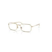 Ray-Ban Eyeglasses Unisex Rb3746v Optics - Arista Gold Frame Clear Lenses Polarized 54-20