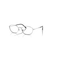 Ray-Ban Eyeglasses Woman Rb3749v Optics - Silver Frame Clear Lenses Polarized 53-18