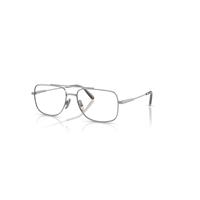 Ray-Ban Eyeglasses Unisex William Titanium Optics - Silver Frame Clear Lenses Polarized 56-17