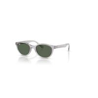 Ray-Ban Sunglasses Children Rb9080s Kids Bio-based - Transparent Grey Frame Green Lenses 45-16