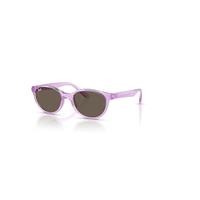 Ray-Ban Sunglasses Children Rb9080s Kids Bio-based - Transparent Violet Frame Brown Lenses 45-16
