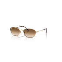 Ray-Ban Sunglasses Woman Rb3749 - Arista Gold Frame Brown Lenses 55-18